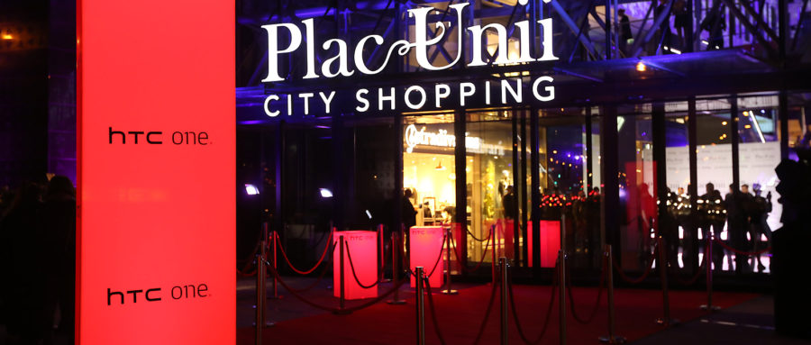 Marka HTC na otwarciu Plac Unii City Shopping